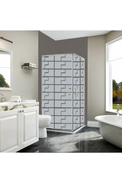 Blackline Kromaj Köşe 80x80 Bl09 5 mm Temperli Şişe Cam