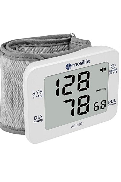 Mesilife As-55g Tam Otomatik Bilekten Ölçer Türkçe Konuşan Tansiyon Aleti