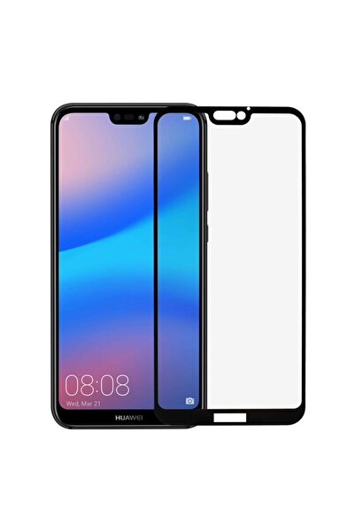 EPRO Huawei P20 Lite Uyumlu Siyah Seramik Nano Ekran Koruyucu Tam Kaplayan Kı...