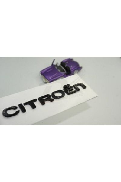 Citroen C3 Luggage Shiny Black Abs 3m 3d Lettering Logo Emblem Set of 2