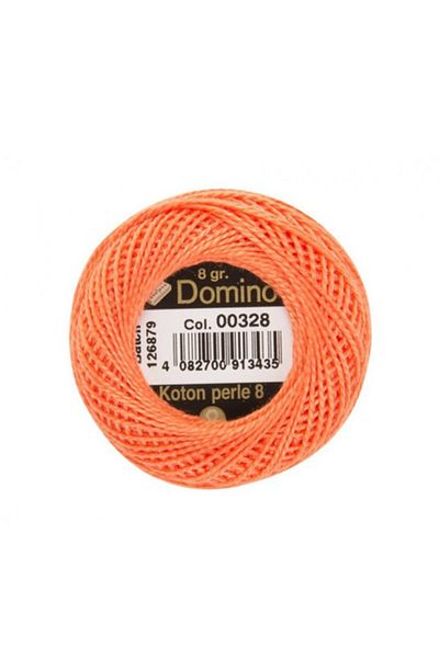domino Πορτοκαλί Νο:8 Κλωστή Κεντήματος Koton Perle 8gr - 00328