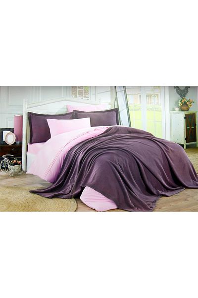 Hobby طقم بوبلين طبيعي فردي داستي روز -102633