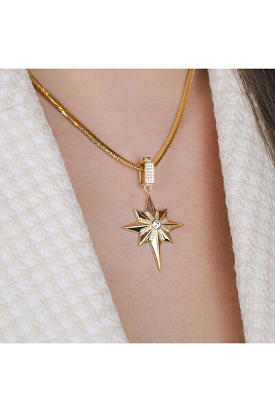 Burcu Kuyumculuk Tektaş Kuzey Yıldızı Charm