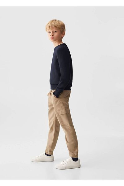 MANGO Kids Pullover aus Baumwollstrick