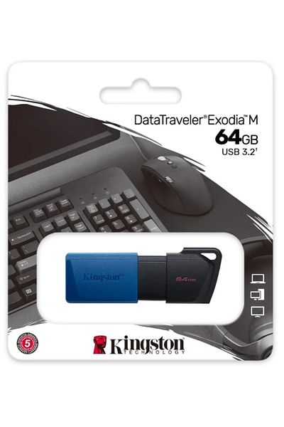 OSANSAN BİLİŞİM Kingston Dtxm 64gb USB 3.2 Flash Memory Datatraveler Dtxm64gb