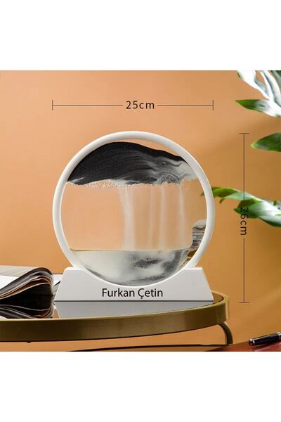 hediyesahibi Kişiye Özel 3D Hareketli Sandscape Kum Saati 25*26