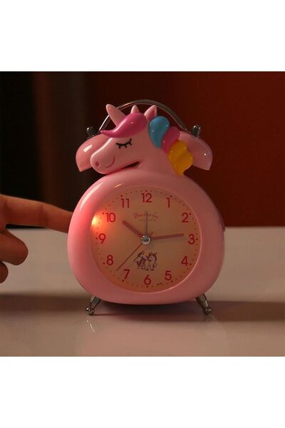 hediyesahibi Dekoratif Masa Üstü Unicorn Çalar Saat