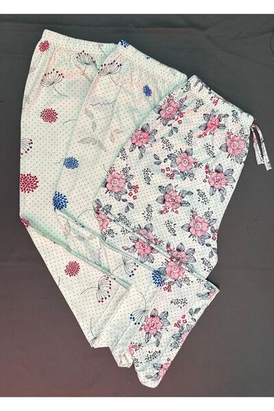 Kuryıldız Mintás pamut 3 részes térd alatt - egy alatti fésült pamut, szövet Capri mosható, vegyes színű