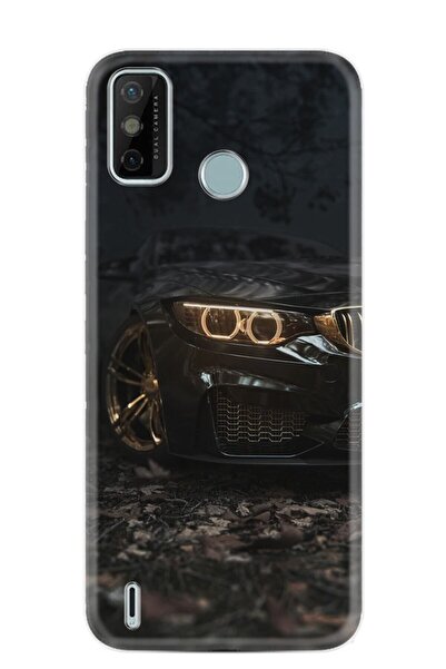 TECNO Spark 6 Go Kılıf Silikon Desen Özel Seri Black Car 1768