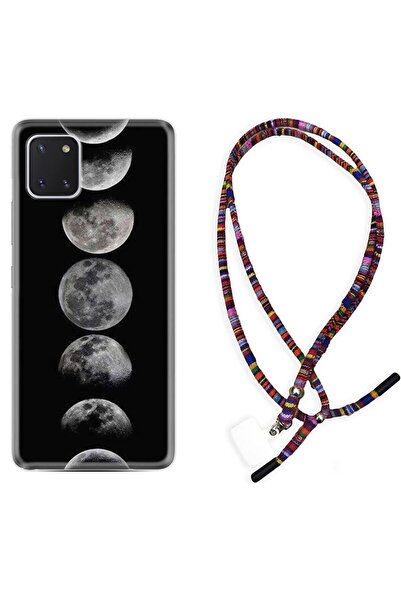 Kılıfland Samsung Galaxy Note 10 Lite Kılıf Rasta Ipli Boyun Askılı Desenli S...