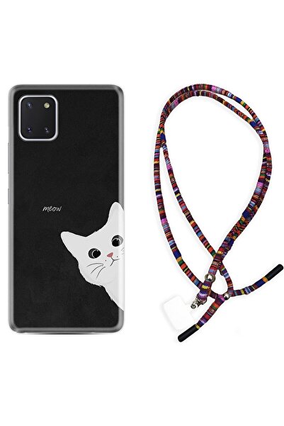Kılıfland Samsung Galaxy Note 10 Lite Kılıf Rasta Ipli Boyun Askılı Desenli S...