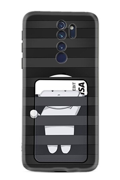 Kılıfland Xiaomi Redmi Note 8 Pro Kılıf Kartvizitli Kartlıklı Desenli Silikon...