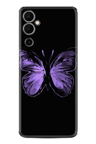TECNO Pova 4 Kılıf Resimli Desenli Silikon Platinium Series Black Butterfly 1879