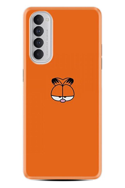 Kılıfland Oppo Reno 4 Pro Kılıf Silikon Desen Özel Seri Garfi 1733