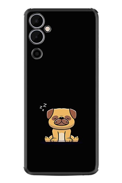 TECNO Pova 4 Kılıf Resimli Desenli Silikon Platinium Series Uyuyan Köpek 1875