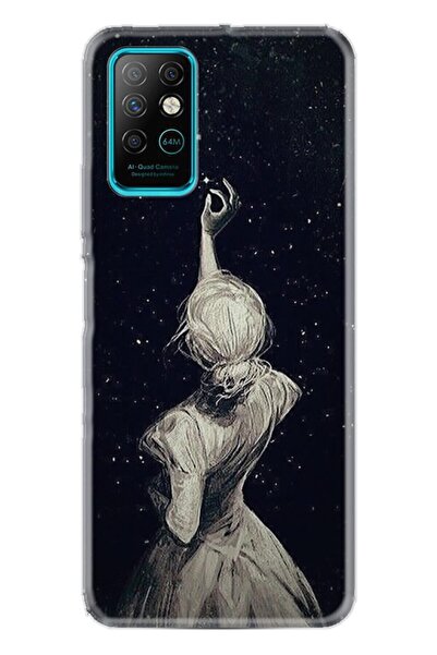 Kılıfland Infınıx Note 8 Kılıf Desenli Silikon Kılıf Star Woman 1332