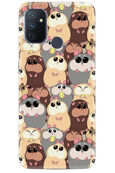 Oneplus Nord N10 Kılıf Silikon Desen Özel Seri Sevimli Hayvanlar 1730