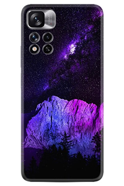 Kılıfland Xiaomi Redmi Note 11 Pro Plus 5g Kılıf Silikon Desen Özel Seri Purp...