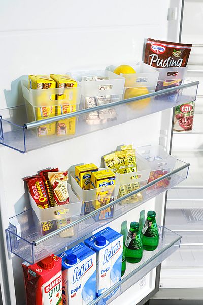 Ecolux 10 Pieces Inside the Refrigerator Door Organizer - Inside the Refrigerator Organizer and Bathroom Organizer