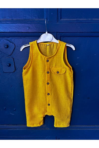 Terry Linen Baby Rompers - Comfortable and Stylish