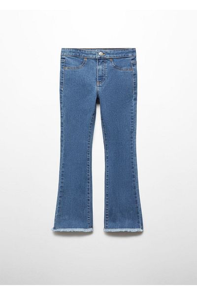 MANGO Kids Blugi Albastru Pentru Copii