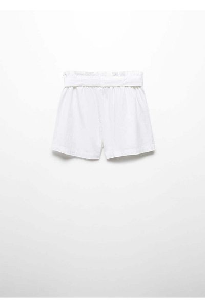 MANGO Kids Paperbag-Shorts mit Gürtel