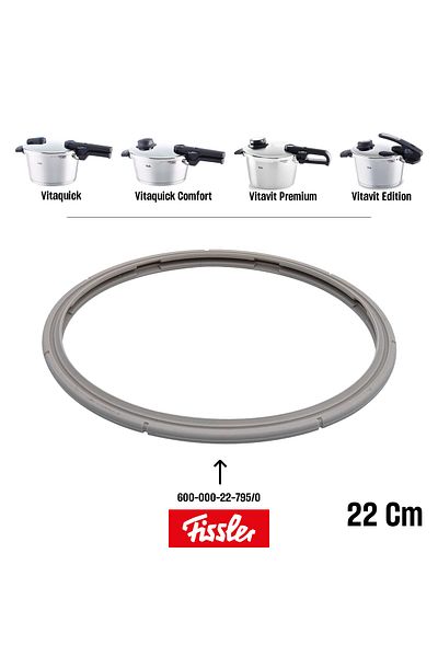 Fissler 22 Cm New Model Pressure Cooker Original Lid Rubber