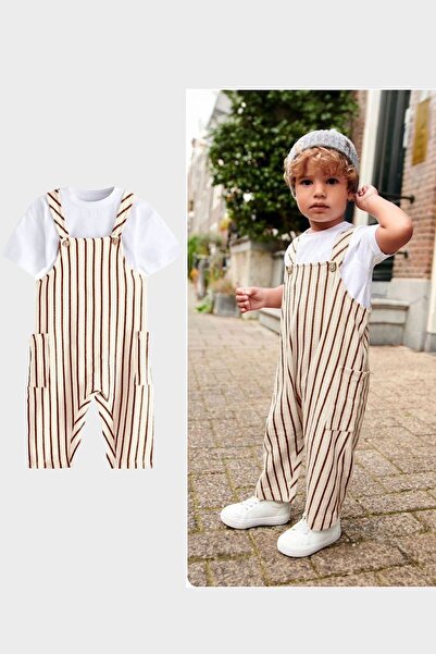 Cool and Shark modern cool bohem tshirt, salopet takım