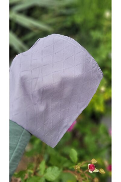 FRESCO SCARFS Μπαμπού Jacquard Hijab Hijab Scarf - Ασημί 9