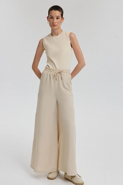 Touché Privé Loose Cut Elastic Waist Trousers