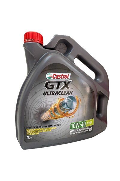 CASTROL Gtx Ultraclean 10w 40 Gtx 4 Litre Motor Yağ-orjinal Ürün