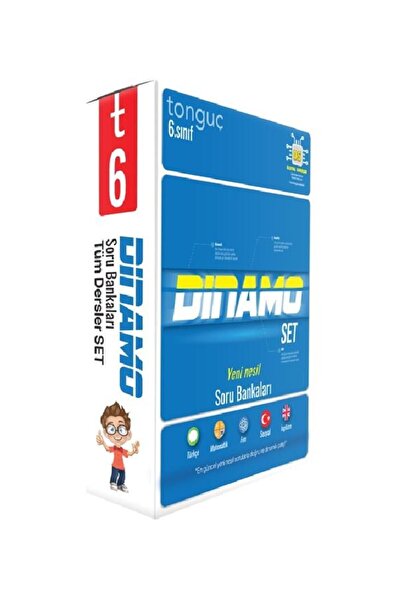 Tonguç Yayınları 6. Sınıf Dinamo Tüm Dersler Soru Bankası Set