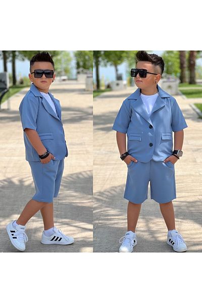 Eybabykids Boy's Holiday Set - Jacket and Badi Shorts
