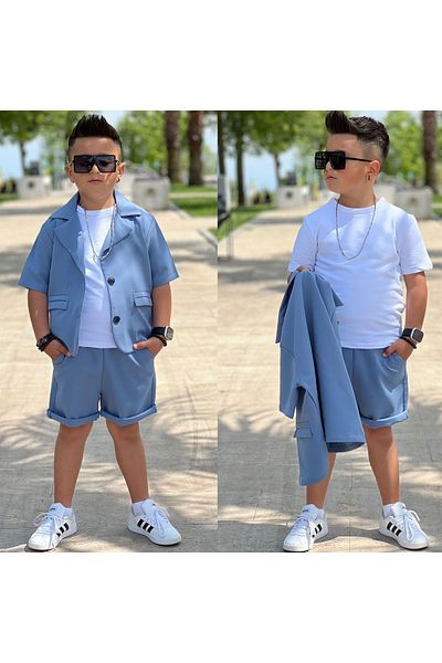 Eybabykids Boy's Holiday Set - Jacket and Badi Shorts