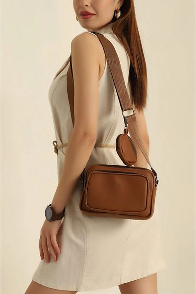 citycenterfashion Geantă de umăr încrucișată din piele artificială pentru femei cu portofel cty-lbn-9237