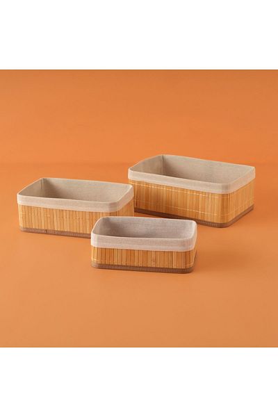 Bella Maison Bres Μπαμπού Φυσικό Οργανωτικό Κουτί - 25x15 εκ.