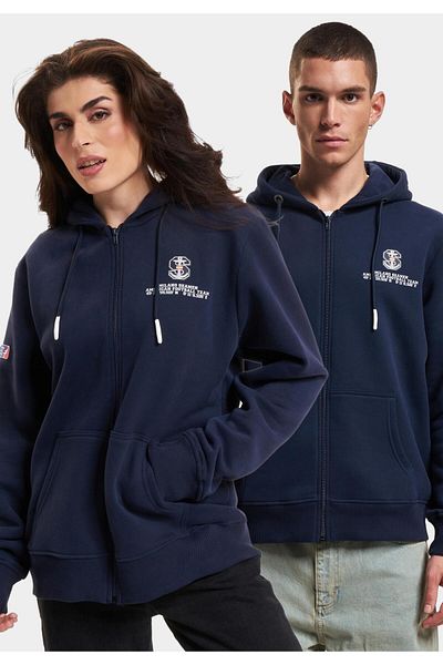 DEF DefShop x European League of Football – Kapuzenpullover „Milano Seamen Territory“ mit Reißverschluss