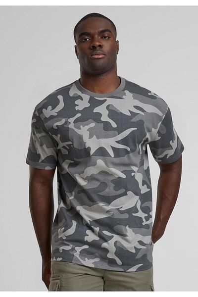 Urban Classics Übergroßes Camouflage-T-Shirt für Herren – Einfaches Design