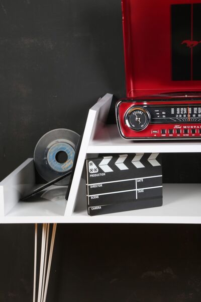 Lernan Group Retro Plak Ve Pikap Sehpası