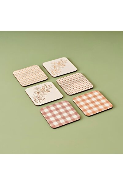 Bella Maison Pavia 6'lı Bardak Altlığı (10x10 cm)