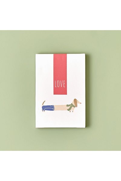 Bella Maison Платнена маса Sausage Dog Love (21x30 см)