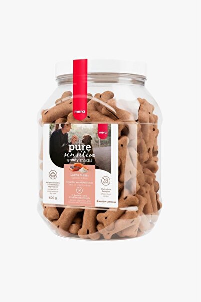Mera Dog Pure Goody Snacks Somonlu ve Pirinçli Yetişkin Köpek Bisküvisi 600 G