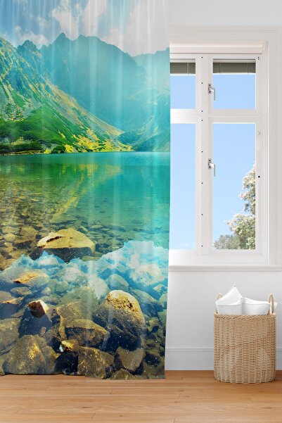 EVSEHOMES PERDEAUĂ DE FOLOSĂ CU UN SOȚ DE IMPRIMARE DIGITALĂ PE PENTRU PEISAJ...