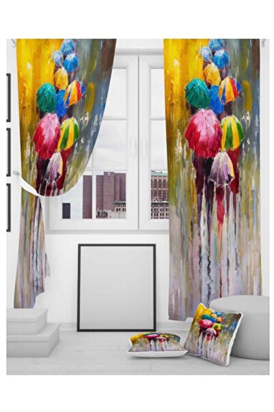 EVSEHOMES Evsehome Парасолька Олійна фарба Кухонна штора