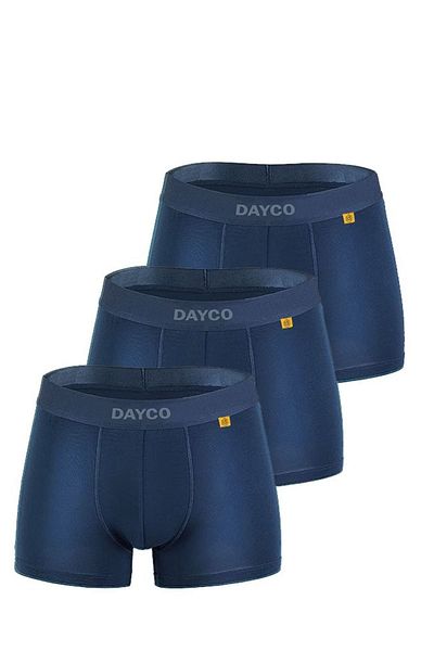 DAYCO Premium Navy Blue Bamboo Boxer - Πακέτο πλεονεκτημάτων 3 τεμαχίων, Ibb102-Navy
