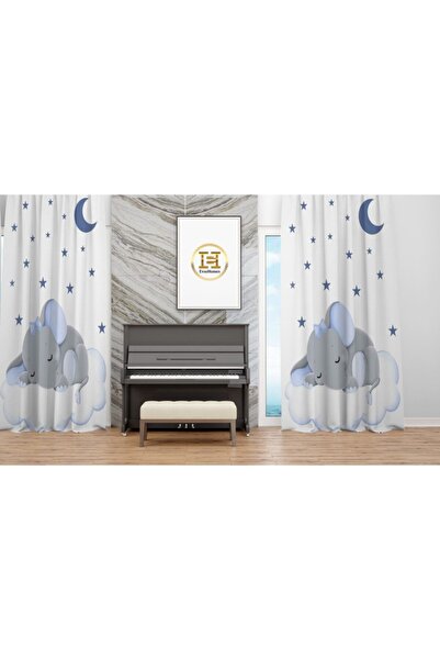 EVSEHOMES Хмара над слоном Однокрилий фон