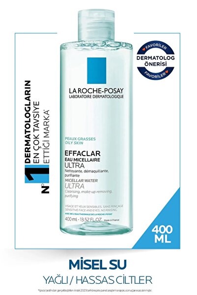 La Roche Posay EFFACLAR YAĞLI CİLTLER İÇİN MİSEL SU MAKYAJ ÇIKARICI VE YÜZ TE...