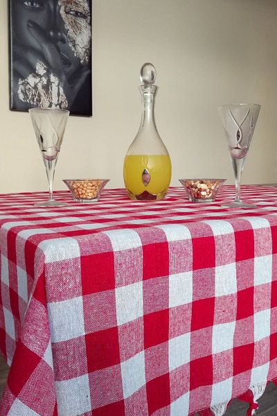 Eyüpoğlu Goldrise 150x150cm Table Cloth and Picnic Cloth - Multi-Purpose