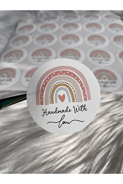 eylülün etiket fabrikası Autocolant opac model curcubeu realizat manual cu dr...