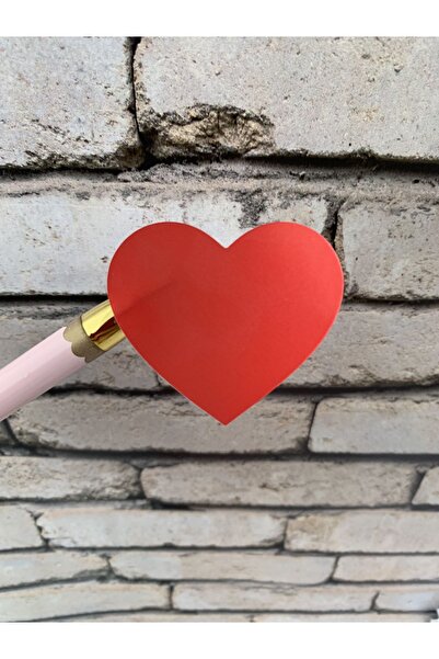 eylülün etiket fabrikası Set de autocolante cu inimă colorată / Set de autocolante - 5,5 cm. Tăiere specială a inimii (3 seturi / 36 bucăți autocolante)